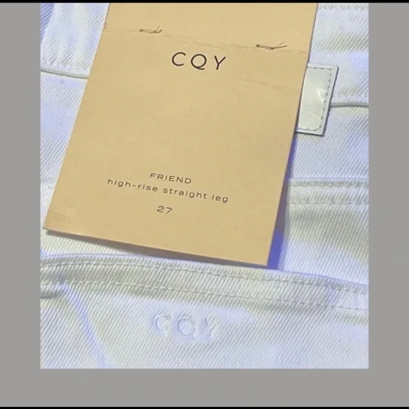 CQY White Ankle Jeans - Picture 2 of 2